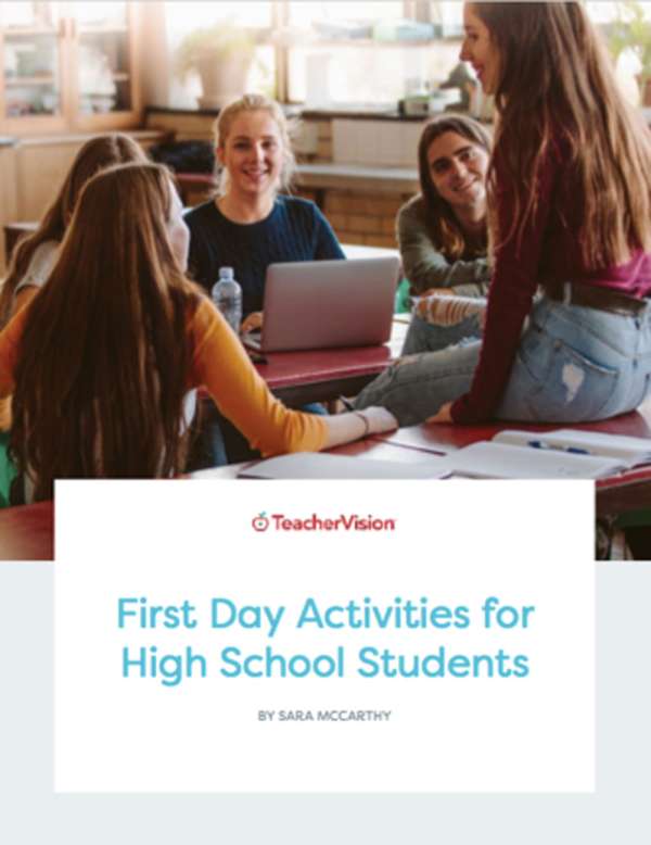 First Day Activities For High School Students